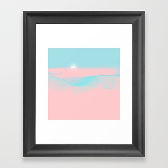 SUNSET Framed Art Print