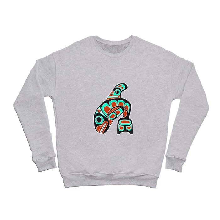 Alaska Orca Whale Haida Style Art Native American Tribal Crewneck Sweatshirt by Art Dynamite Society6