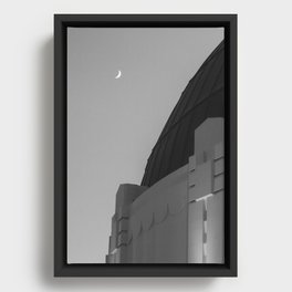 La-La Land Moon Framed Canvas