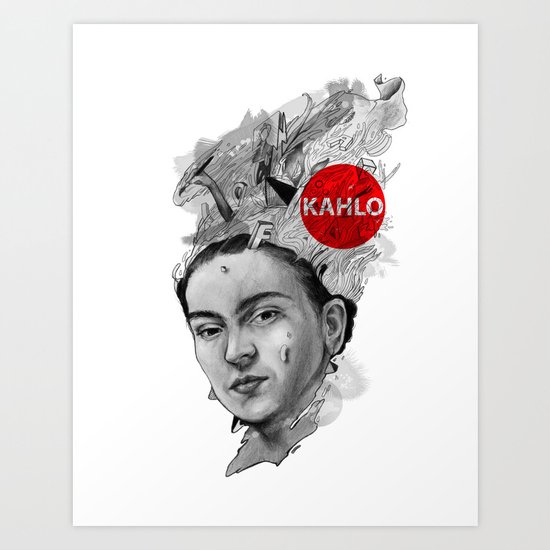 Kahlo Art Print