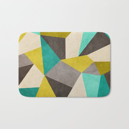 Polygons Bath Mat