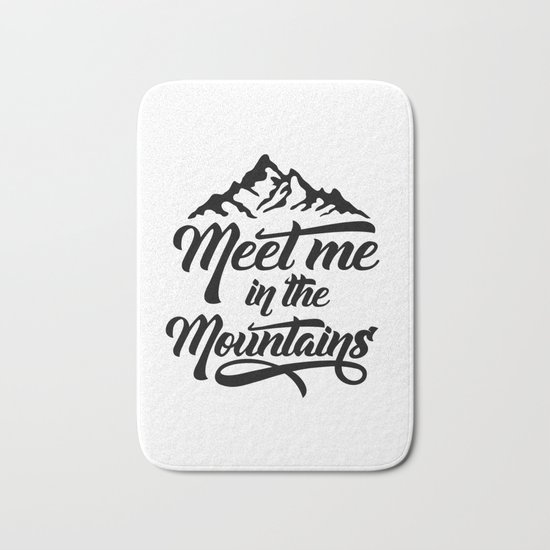MOUNTAINS Bath Mat