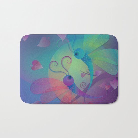 Fall in Love Bath Mat