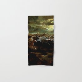 “The Last Stand” by Charles M Russell Hand & Bath Towel