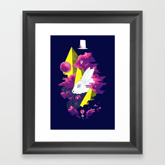 Paranormal Hare Framed Art Print