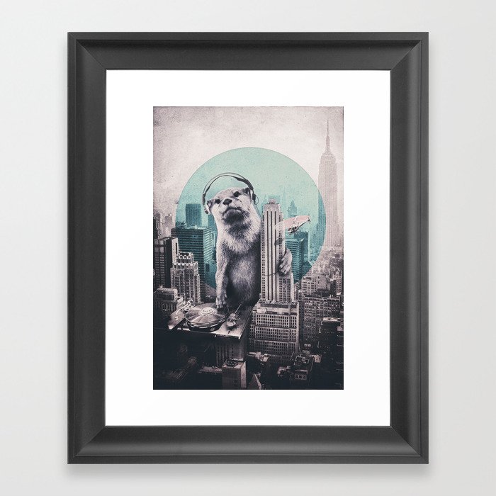 DJ Framed Art Print