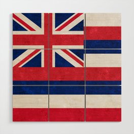 Flag of Hawaii American State Flags Banner Standard Hawaiian Islands Wood Wall Art