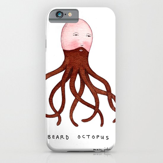 Beard Octopus iPhone & iPod Case