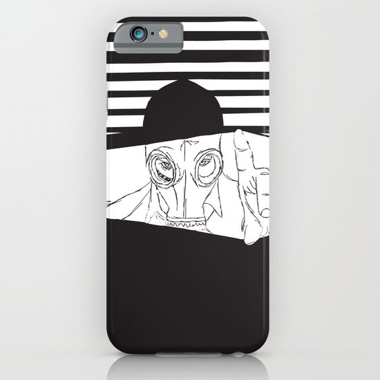 Man in the Mask -Watching your Walls iPhone & iPod Case