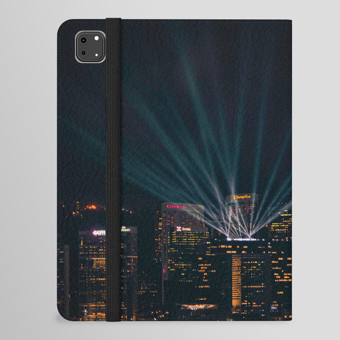 China Photography - Victoria Harbour Surrounded By City Life In Hong Kong iPad Folio Case