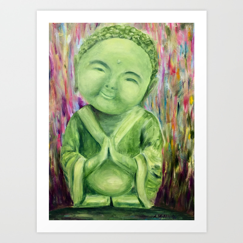 Baby Buddha Art Print By Mcallisteral Society6