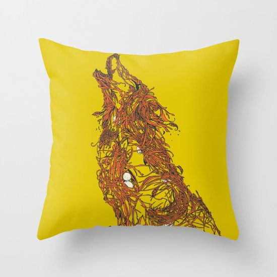 Born To Be Natural Throw Pillow