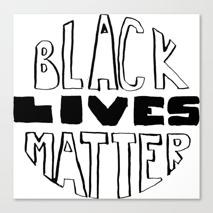 Black Lives Matter Canvas Print