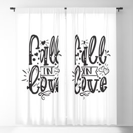 Fall In Love Blackout Curtain