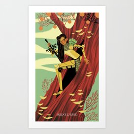 Queen of Swords Art Print