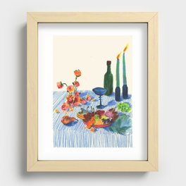 An Afternoon Snack Recessed Framed Print