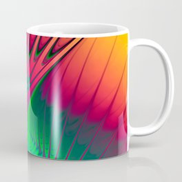 Outburst Spiral Fractal neon colored Coffee Mug | Digital, Graphicdesign, Abstract, Fractal, Colored, Pattern, Neon, Spiral, Modern, Popular 