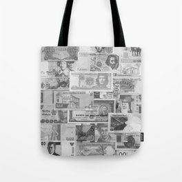 Numismatic Black And White Poster  Tote Bag