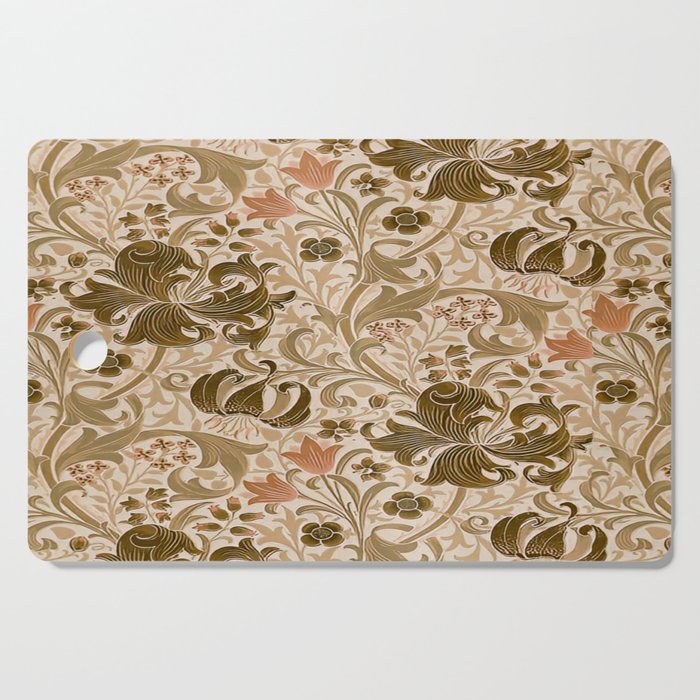 William Morris - Honeysuckle floral design  Cutting Board