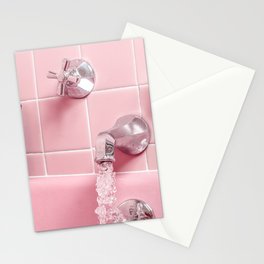 Pink Bath Tub Stationery Card