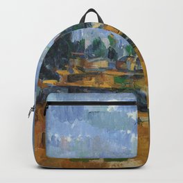 Paul Cezanne - Bords d'une rivire Backpack