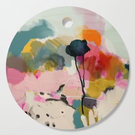 paysage abstract Cutting Board