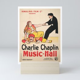 Chaplin Vintage Movie Poster Mini Art Print