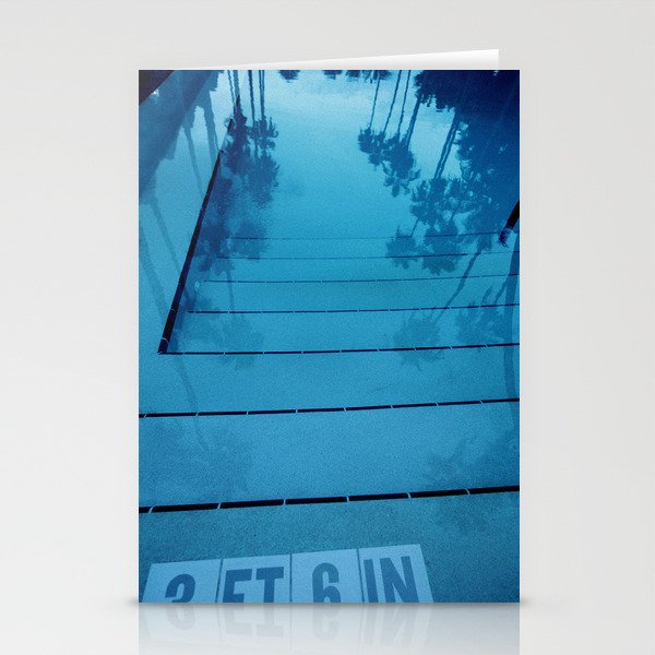 Poolside, Miami.  Stationery Cards