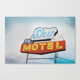 The Sky Motel Canvas Print