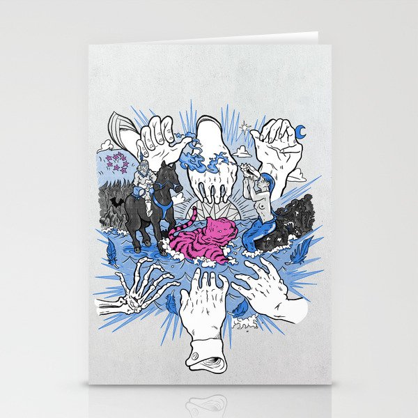 Foul Fingers Stationery Cards