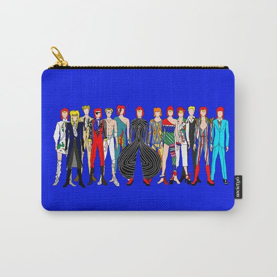 Blue Bowie Group Fashion Outfits Carry-All Pouch