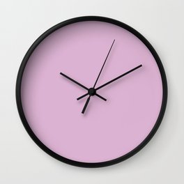 Pink Lavender Wall Clock