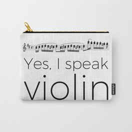 Do you speak violin? Carry-All Pouch