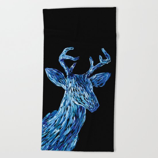 Аmazing deer head Beach Towel