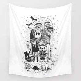 Halloween toothache Wall Tapestry