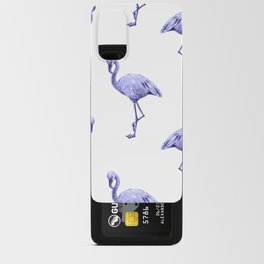 Very Peri 2022 Color Of The Year Violet Blue Periwinkle Flamingo Pattern Android Card Case