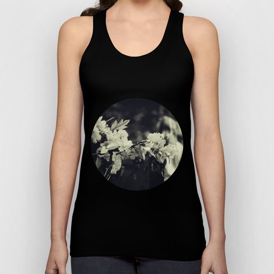 Basket with flowers Unisex Tank Top
