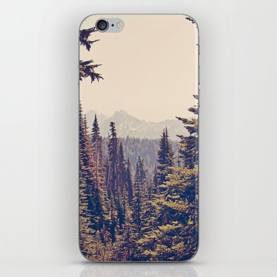 Mountains through the Trees iPhone & iPod Skin