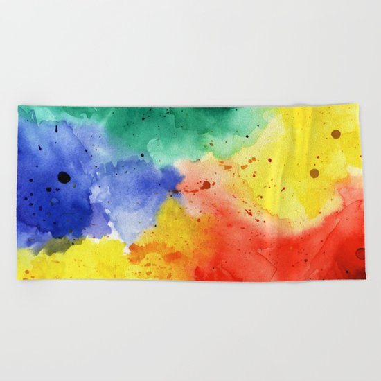 Holi Beach Towel