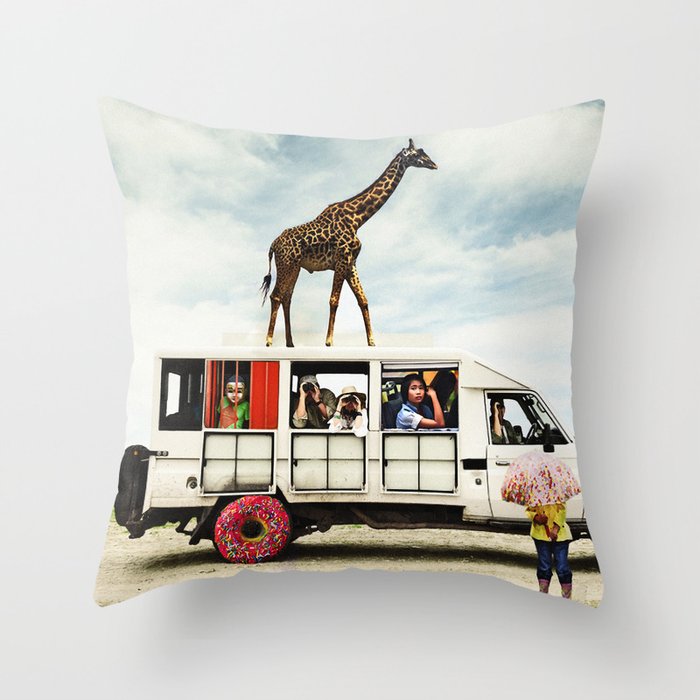 I Dreamed a Safari  Throw Pillow