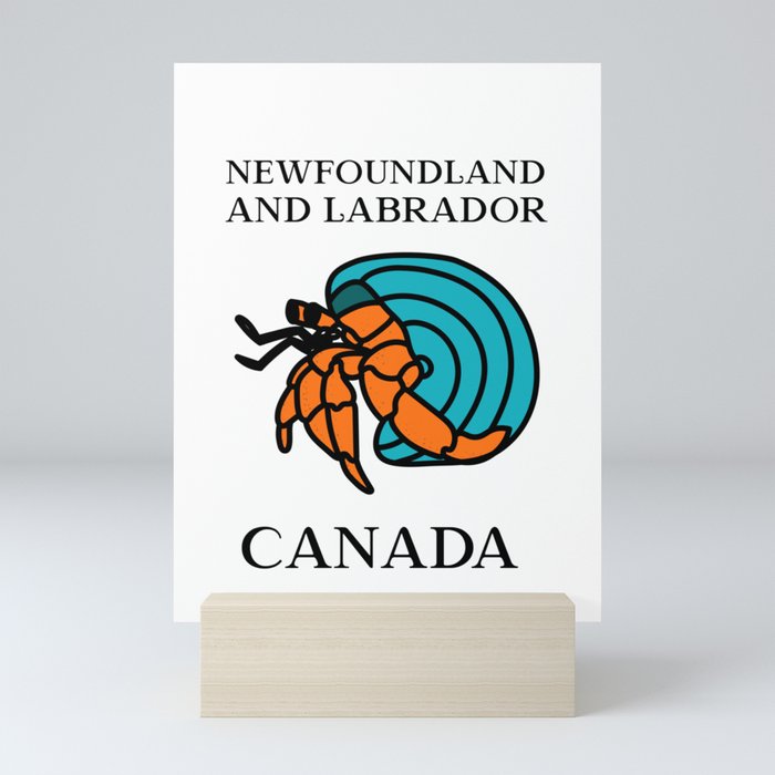 Newfoundland and Labrador, Hermit Crab Mini Art Print