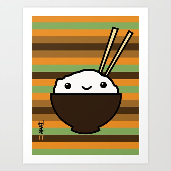Ricebowl Art Print