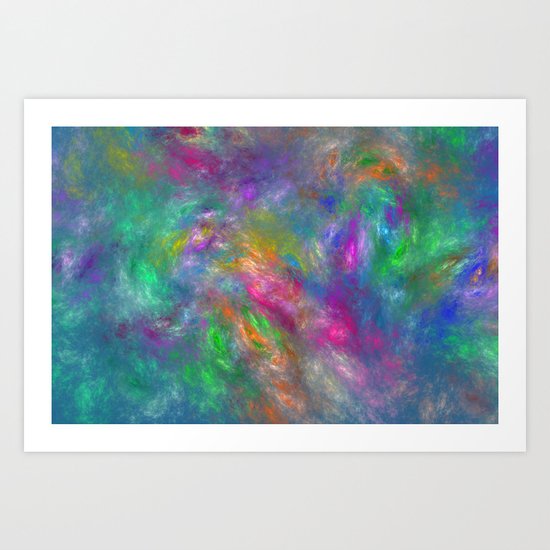 Play of colors #2 Art Print