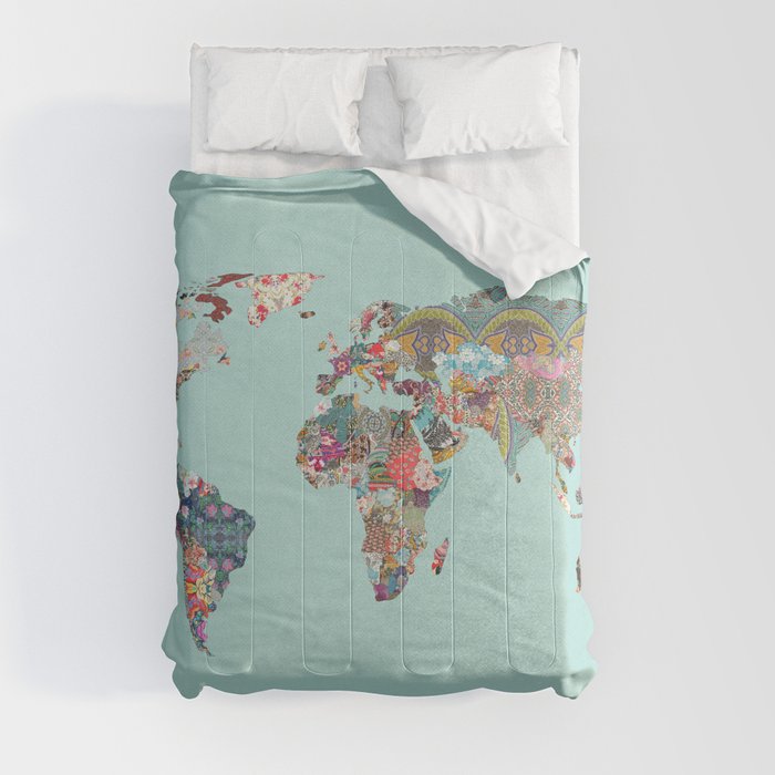 Louis Armstrong Told Us So (teal) Comforter