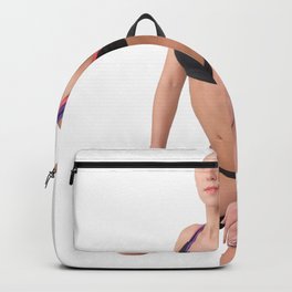 Young athletic attractive girl Backpack