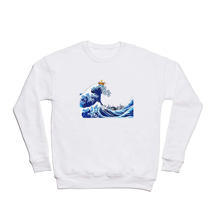Surfs up Calvin! Crewneck Sweatshirt