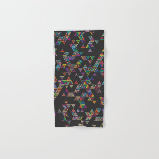 Rainbow Night Rain Hand & Bath Towel