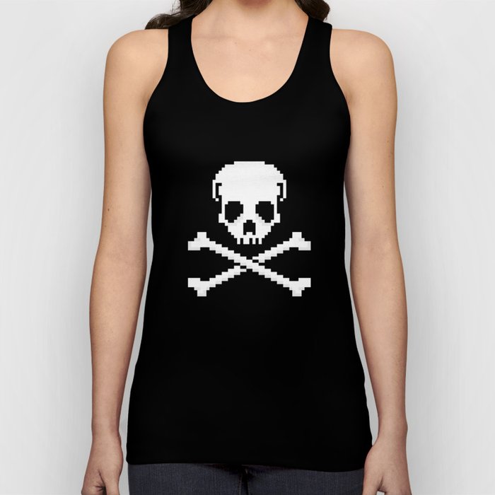 skull and crossbones tank top