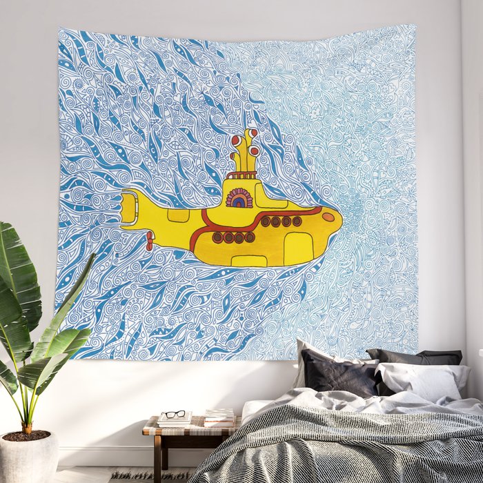 Yellow submarine 2025 tapestry