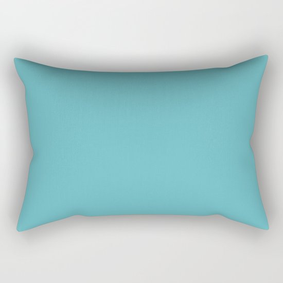 Simply Aqua- Mix and Match- A darker day at the Beach Rectangular Pillow